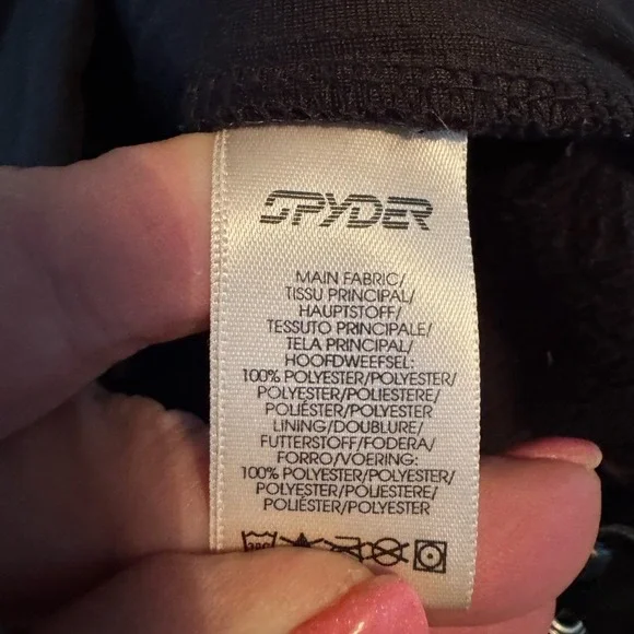 Spyder Mens XTL 5K Insulated Jacket Coat Size XL Black Outdoors Winter Hiking